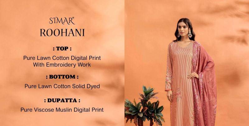 Glossy roohani Unstitched dress materials wholesale in Pune